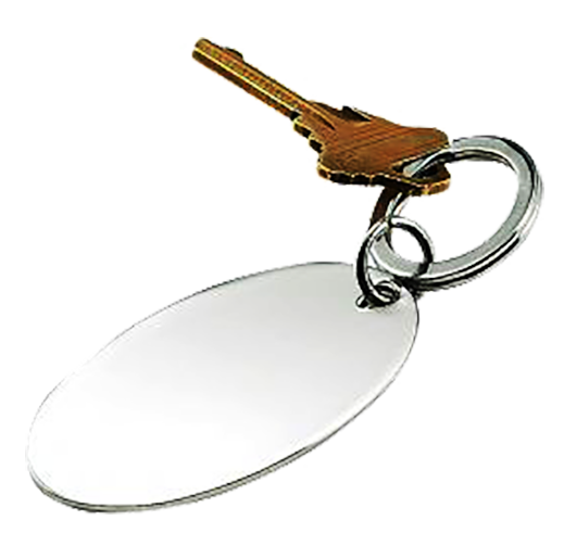 oval key ring